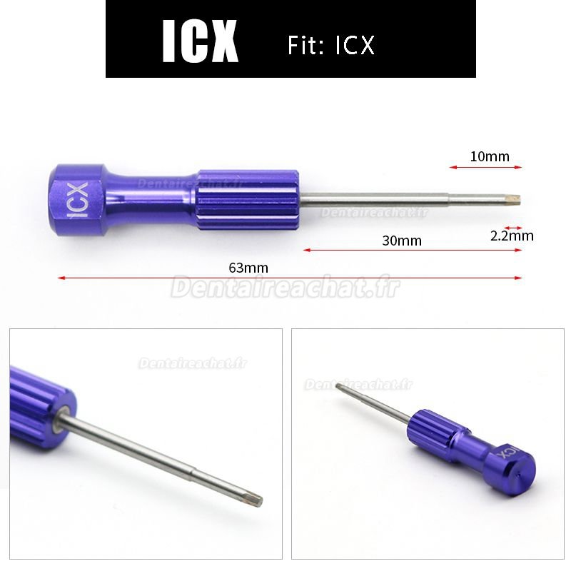 8 pièces ensemble SEGMA tournevis implant universelle dentaire